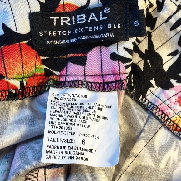 TRIBAL Stretch-Extensible Size 6 97% Cotton/3% Spandex - Picture 6 of 12